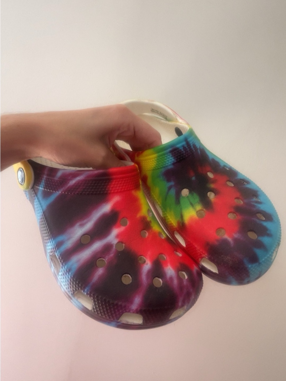 Tie-Dye Croc’s Shoes - Rainbow Colors - Picture 2 of 2